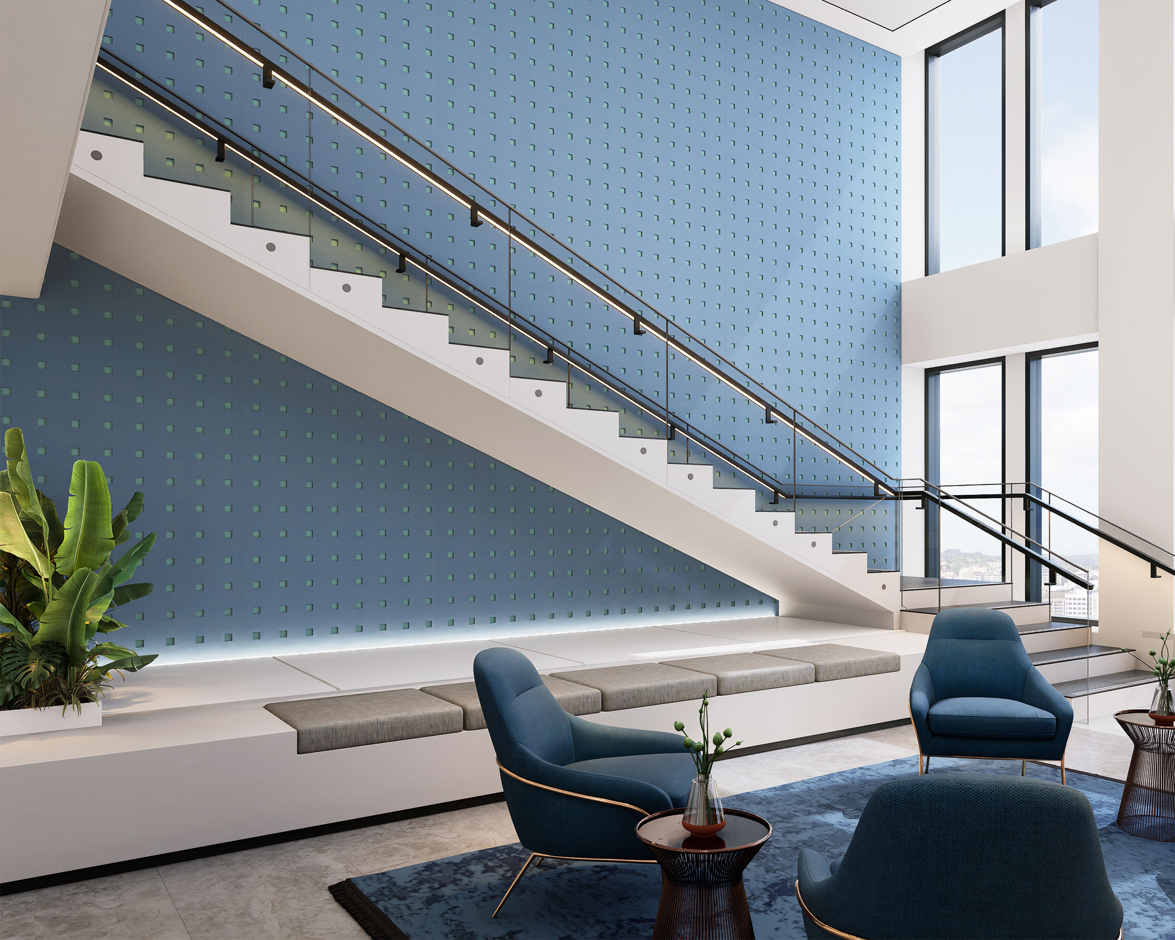 Square Pixel Wall Panels