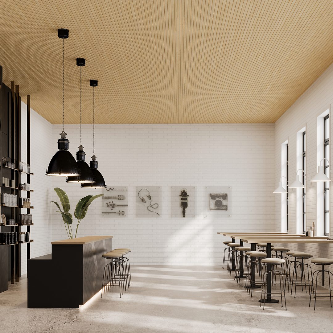 Cover, Boarded Ceiling Panels - WoodGrain