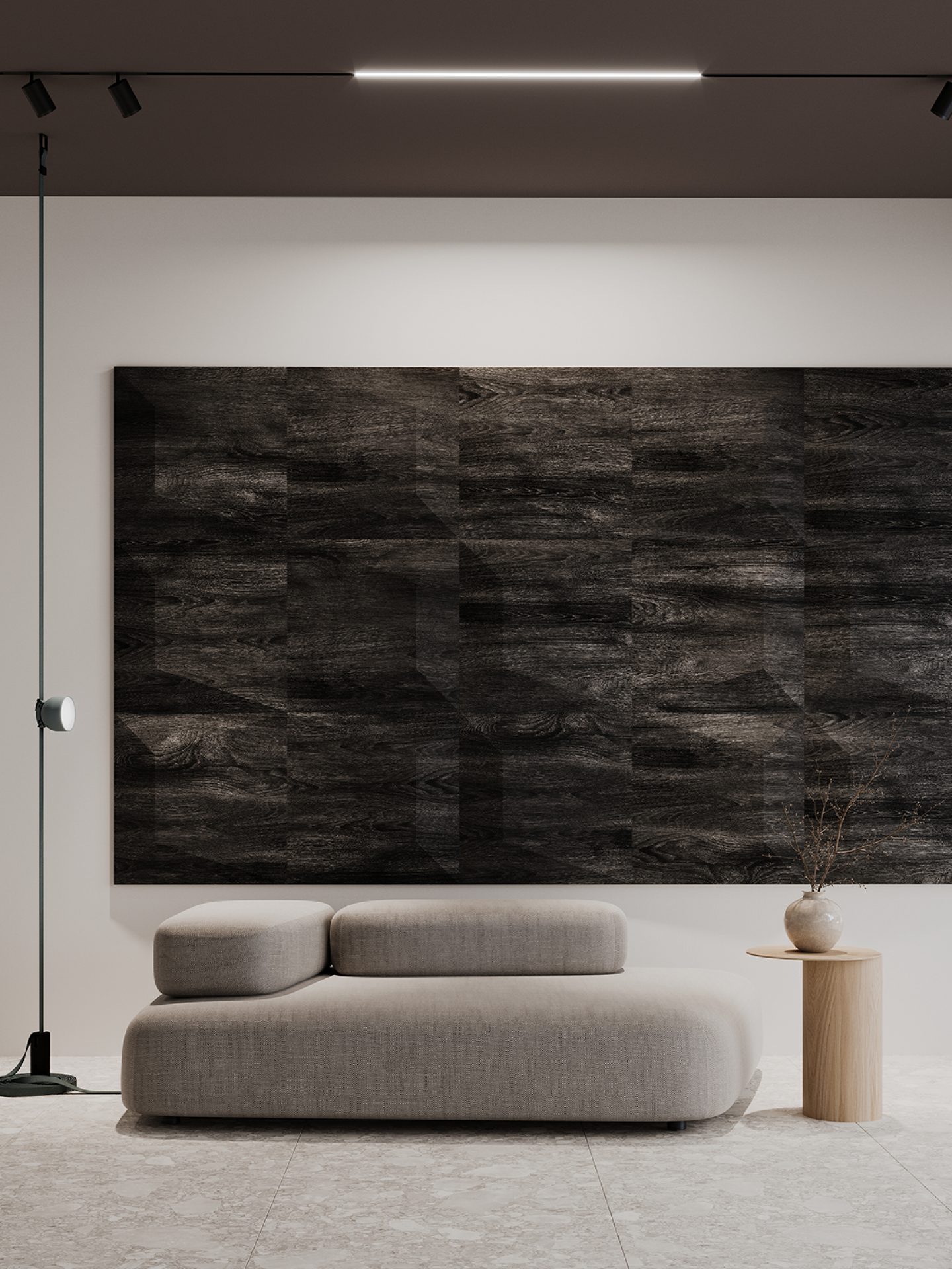 Roof PopUp Wall Tiles - WoodGrain