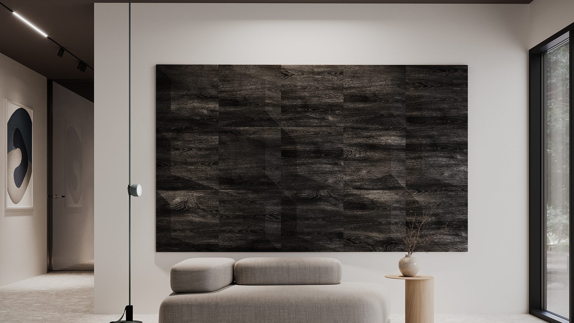Roof PopUp Wall Tiles - WoodGrain