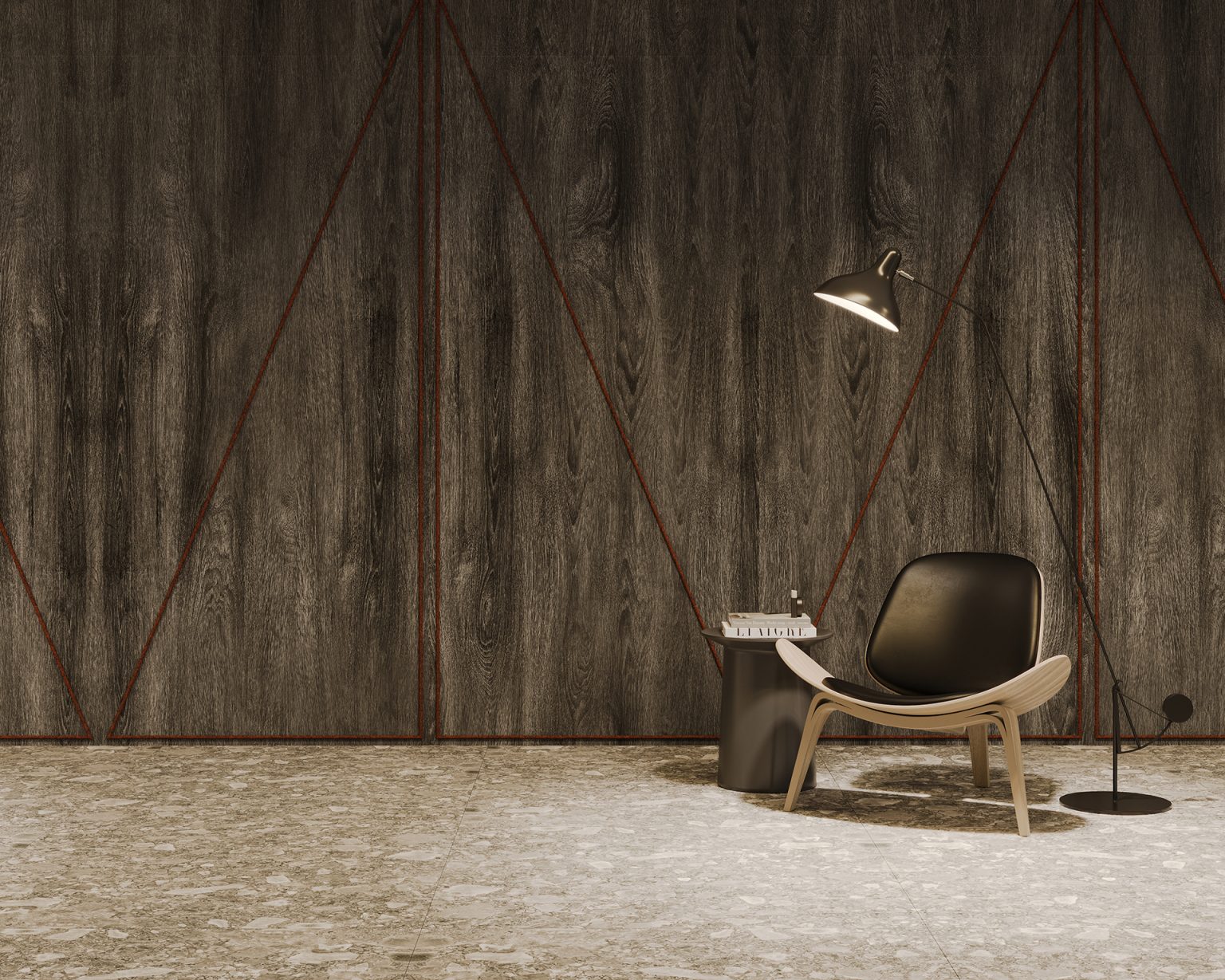 Spine, Cleave Wall Panels - WoodGrain