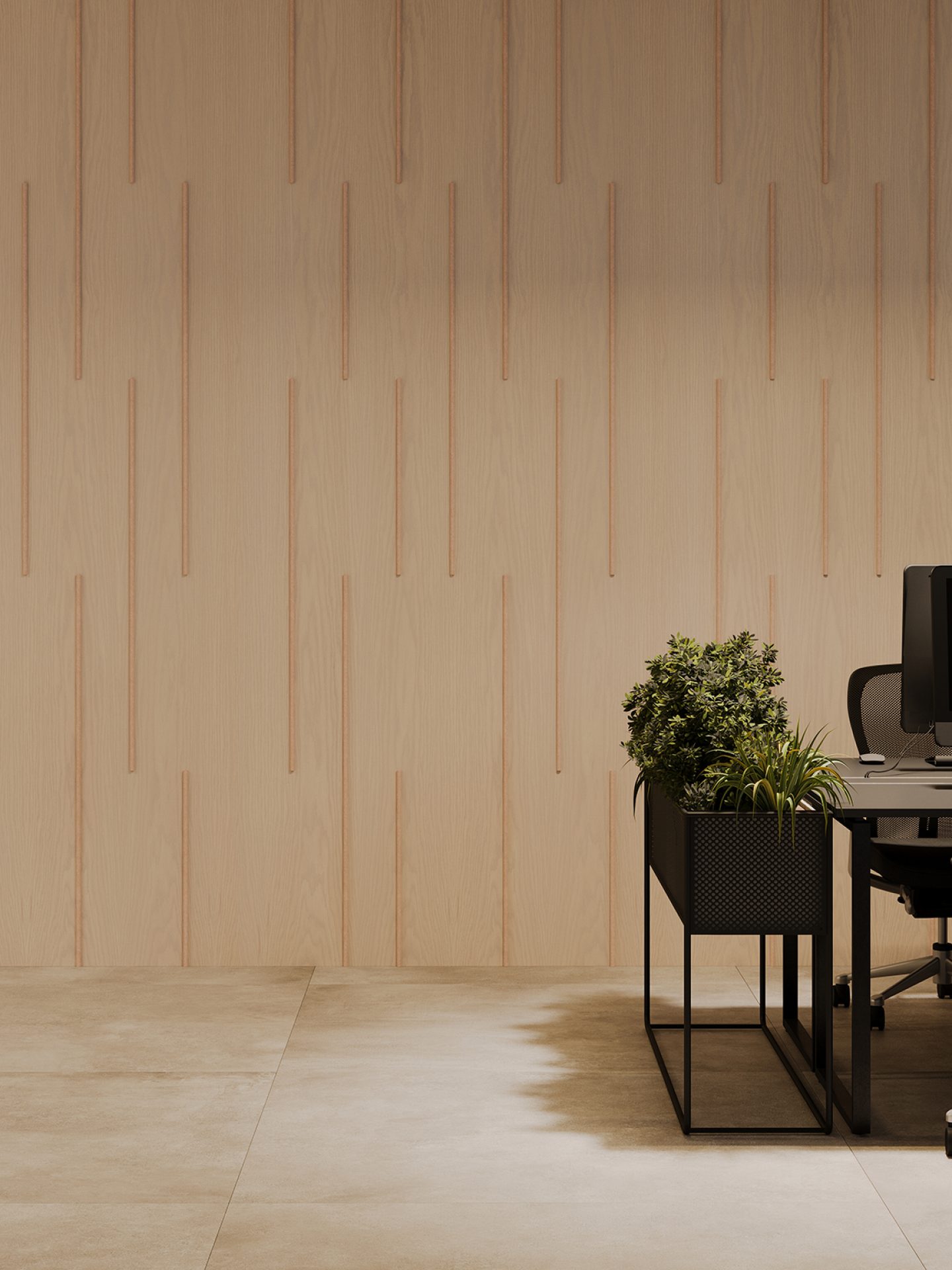 アプリコットsovキナリ Spine, Scored Wall Panels - WoodGrain