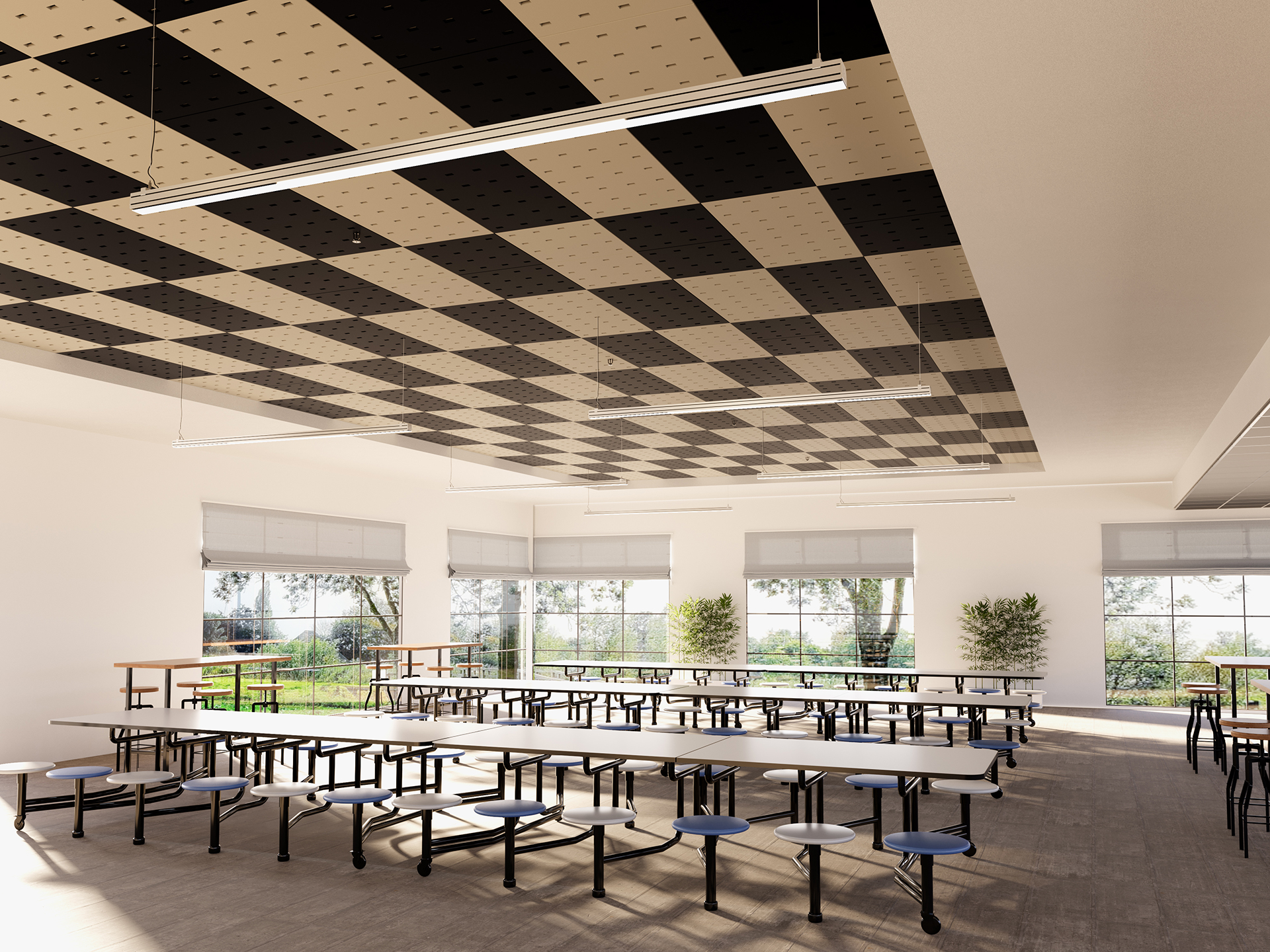 Pixel, Rectangle Ceiling Panels