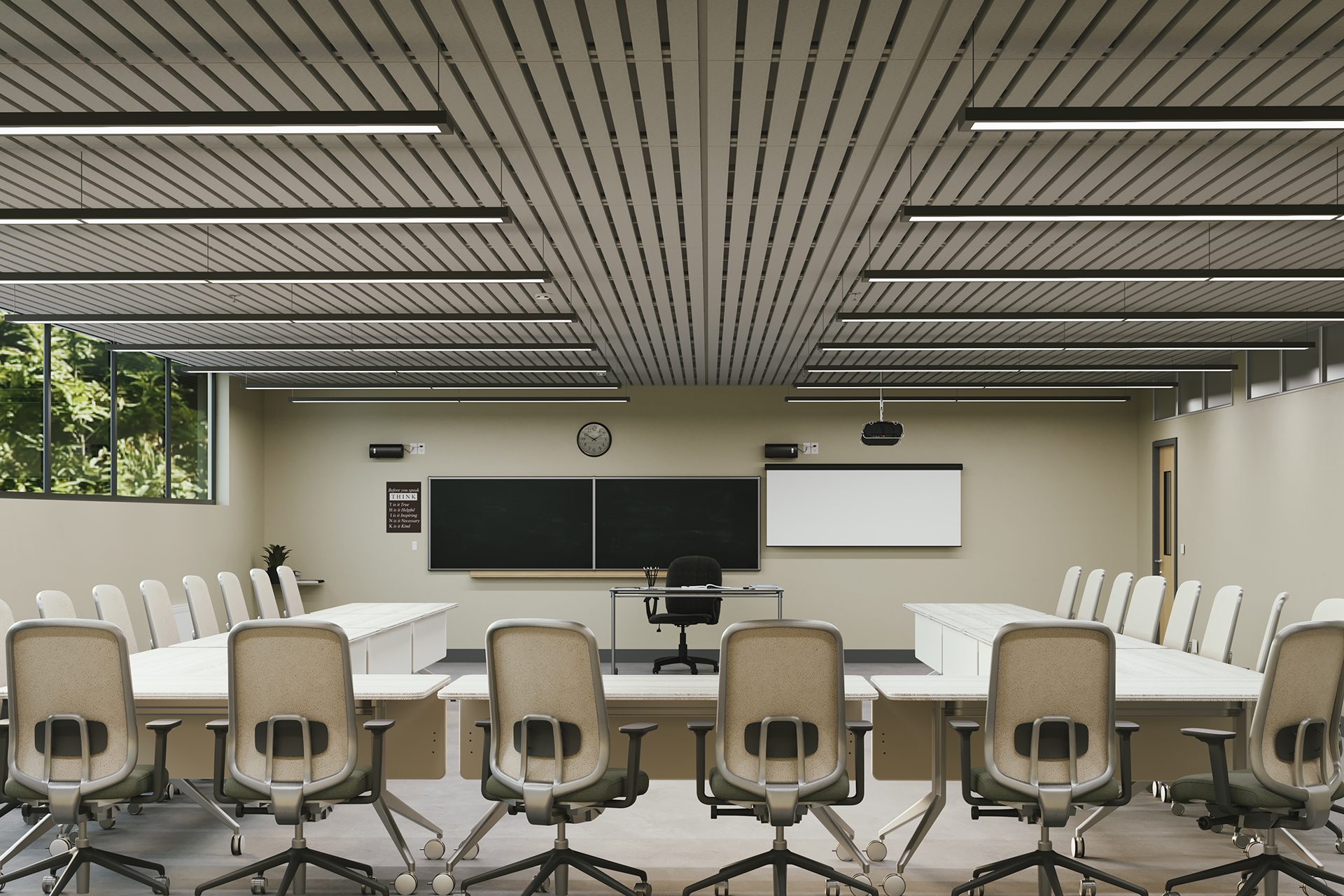 Fillet Ceiling Frames - WoodGrain